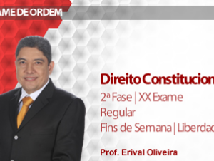 CURSO PARA EXAME OAB DIREITO CONSTITUCIONAL 2ª FASE XX REGULAR DAMÁSIO 2016