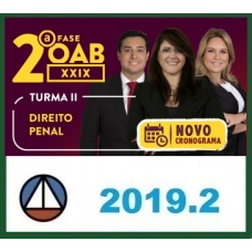 CURSO DE DIREITO PENAL PARA A OAB 2ª FASE – XXIX EXAME DE ORDEM UNIFICADO PROFs. ANA CRISTINA MENDONÇA CRISTIANE DUPRET E PAULO MACHADO (TURMA II) CERS 2019.2