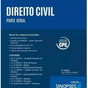 Sinopses Nº 10 – Direito Civil – Parte Geral – Luciano 2016